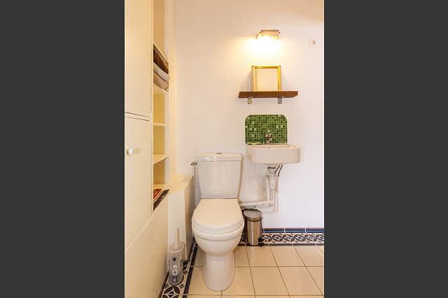 The bathroom