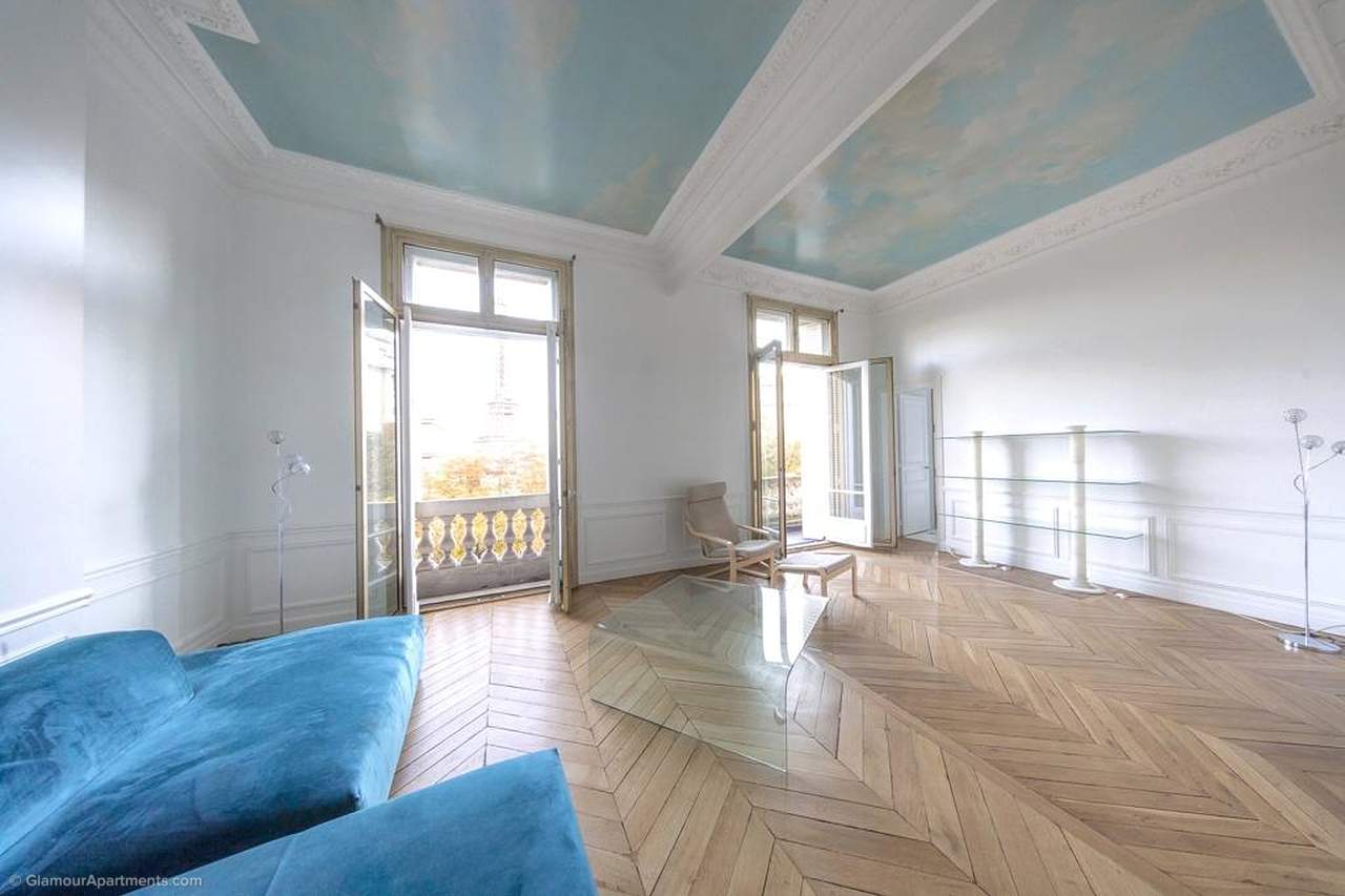 Plafond bleu ciel