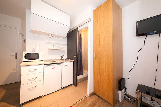 Small, but fully-equipped kitchen - Apartment Saint-Denis2