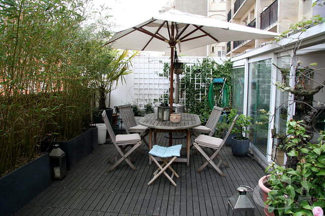 The terrace